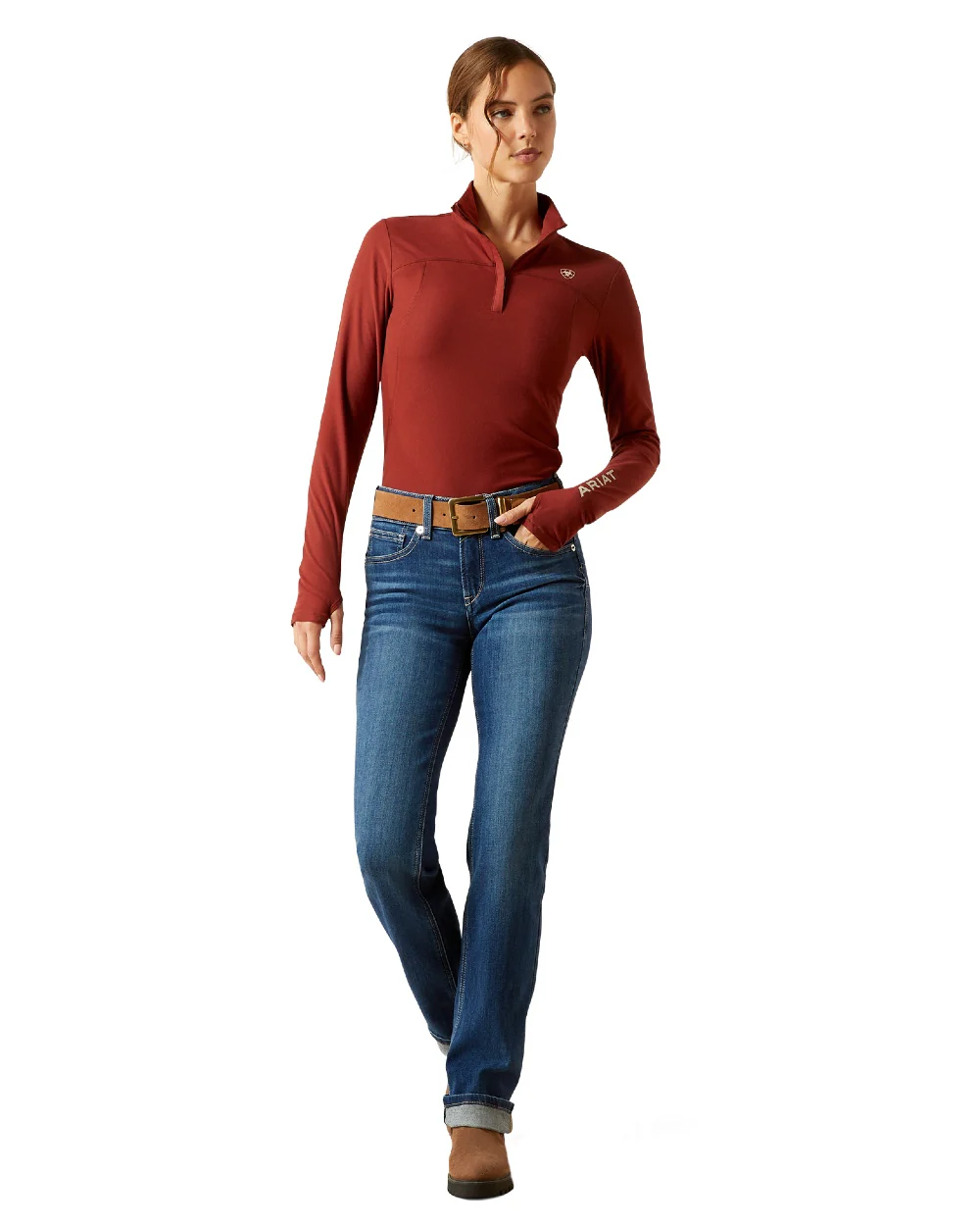 Ariat Womens Lowell 3.0 Quarter Zip Baselayer - Image 22