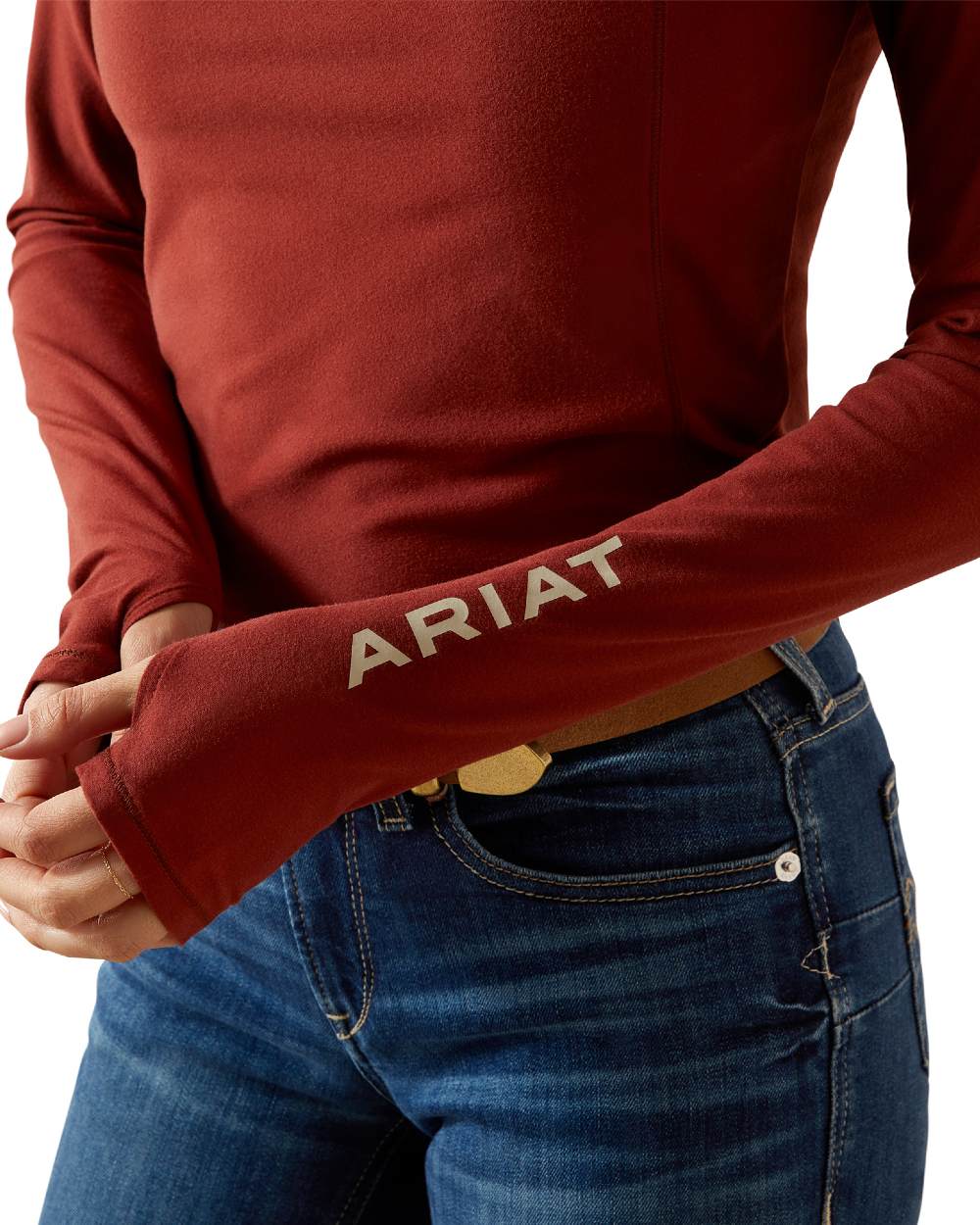 Ariat Womens Lowell 3.0 Quarter Zip Baselayer - Image 23