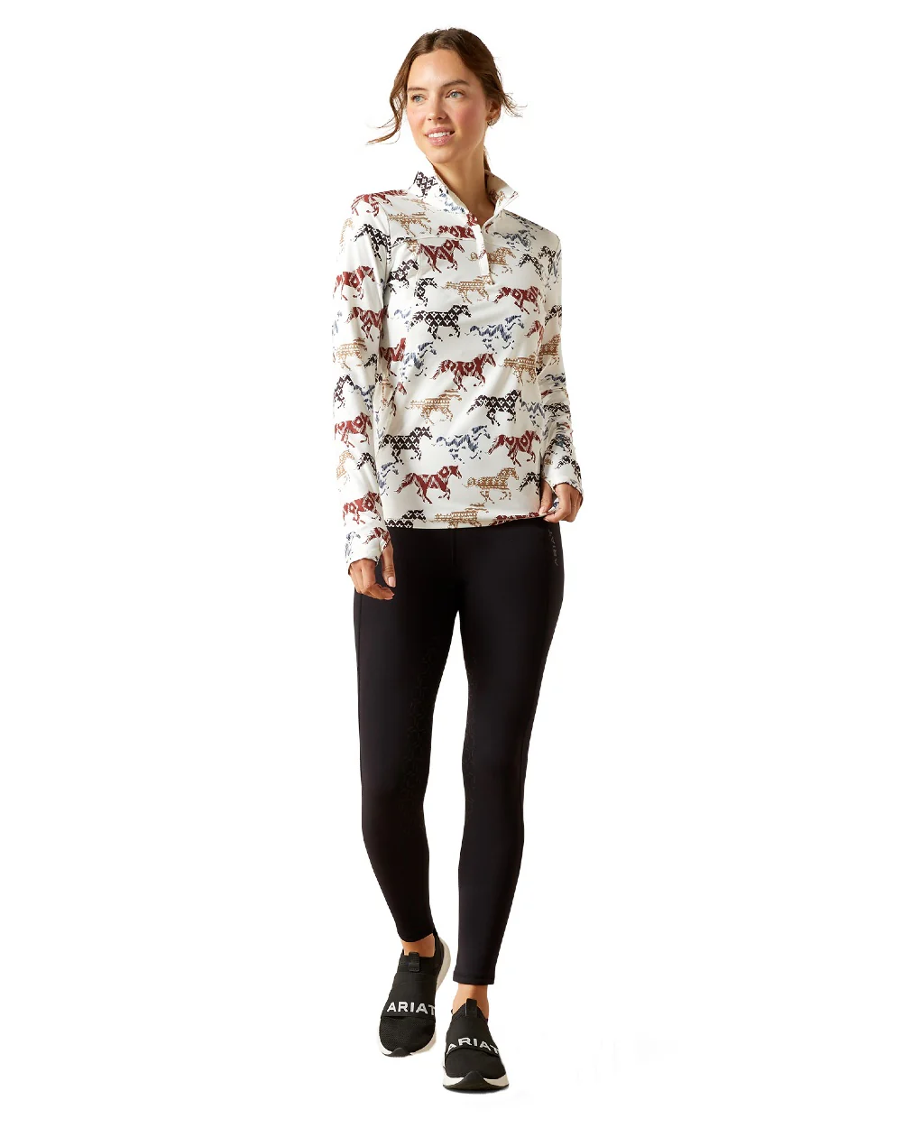 Ariat Womens Lowell 3.0 Quarter Zip Baselayer - Image 27
