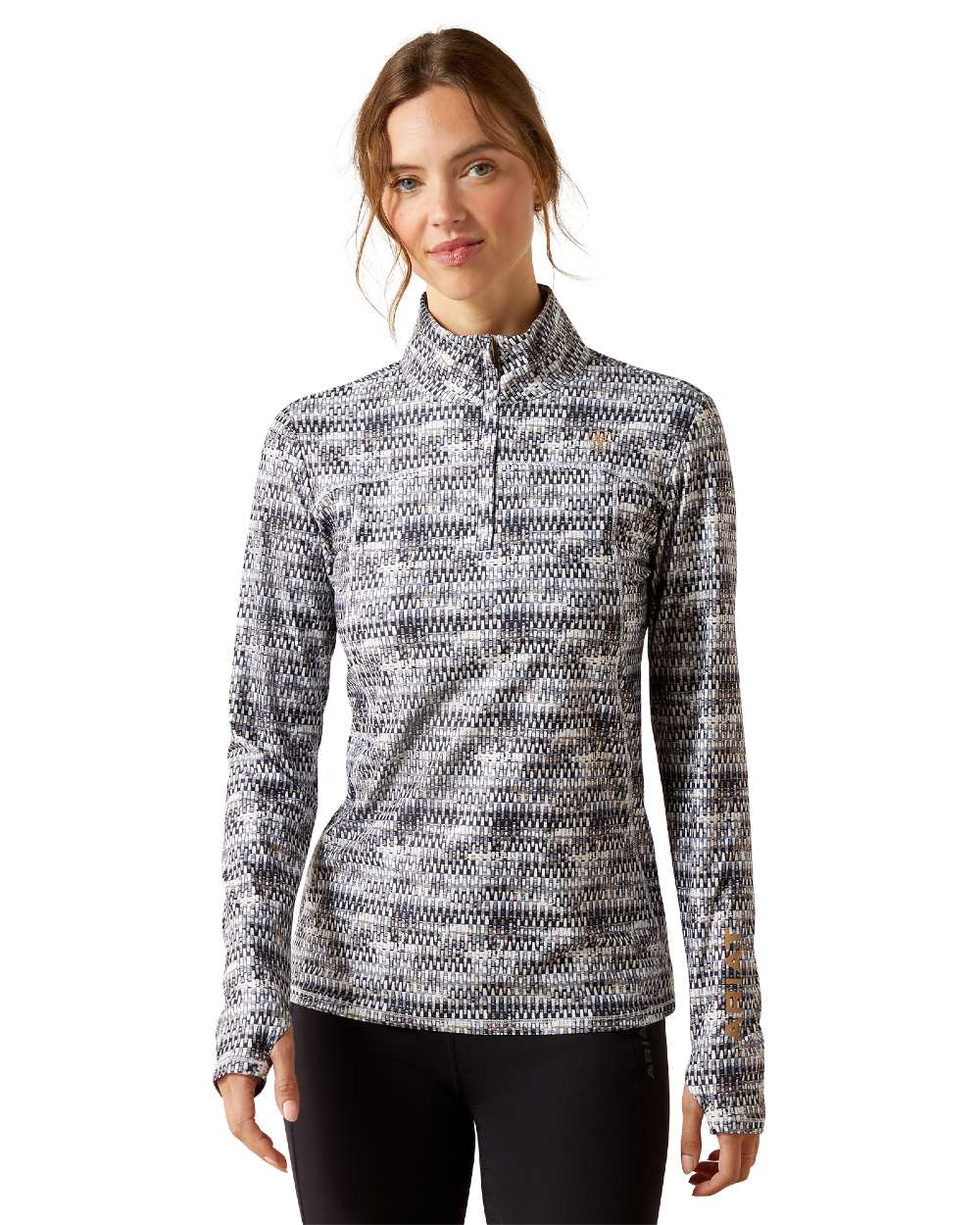 Ariat Womens Lowell 3.0 Quarter Zip Baselayer - Image 9