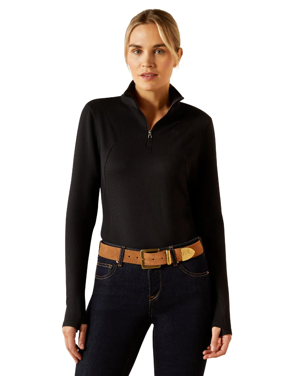 Ariat Womens Lucent Quarter Zip Baselayer - Image 3