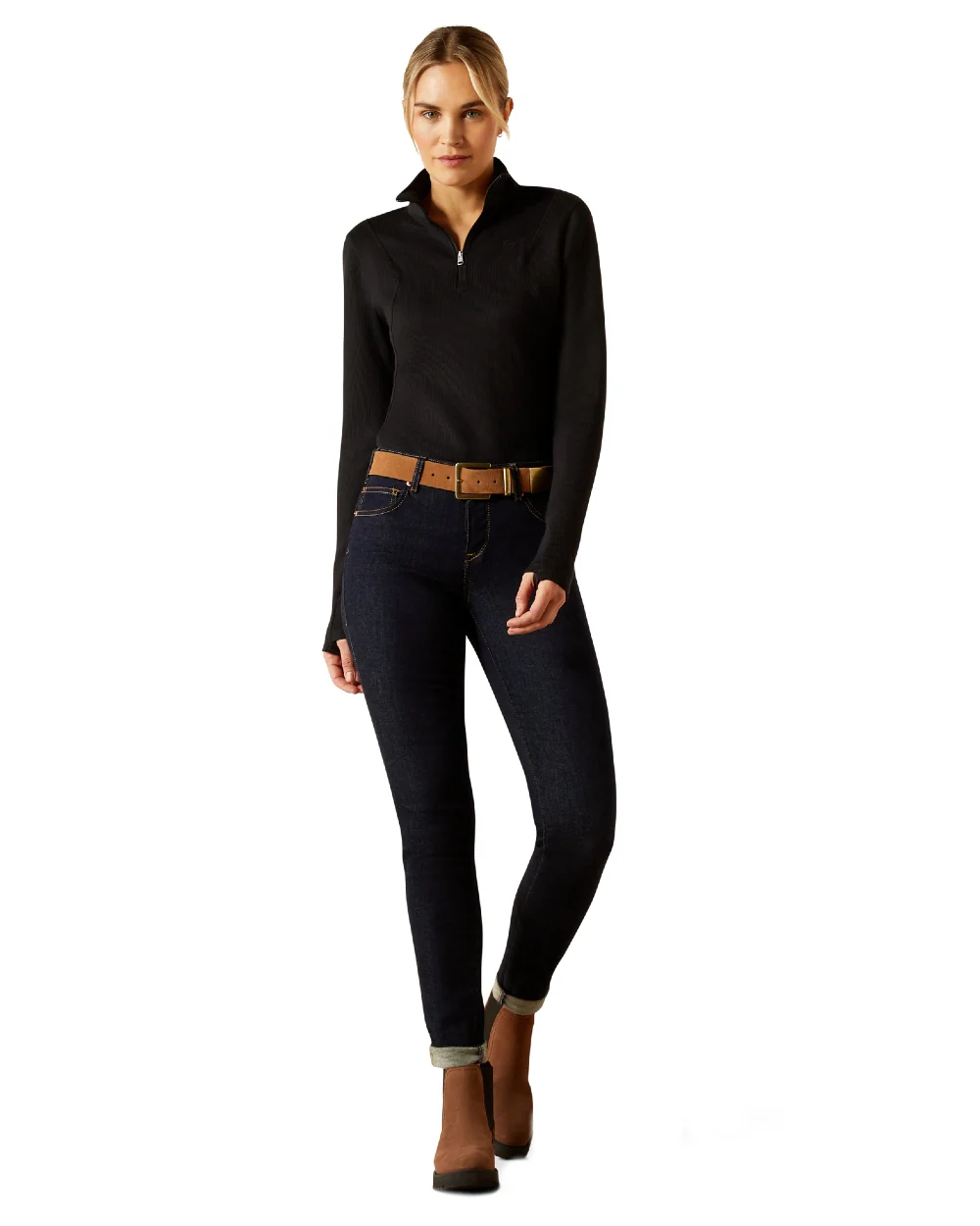 Ariat Womens Lucent Quarter Zip Baselayer - Image 6