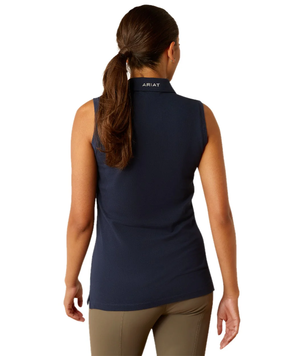 Ariat Womens Prix 3.0 Sleeveless Polo Shirt - Image 8