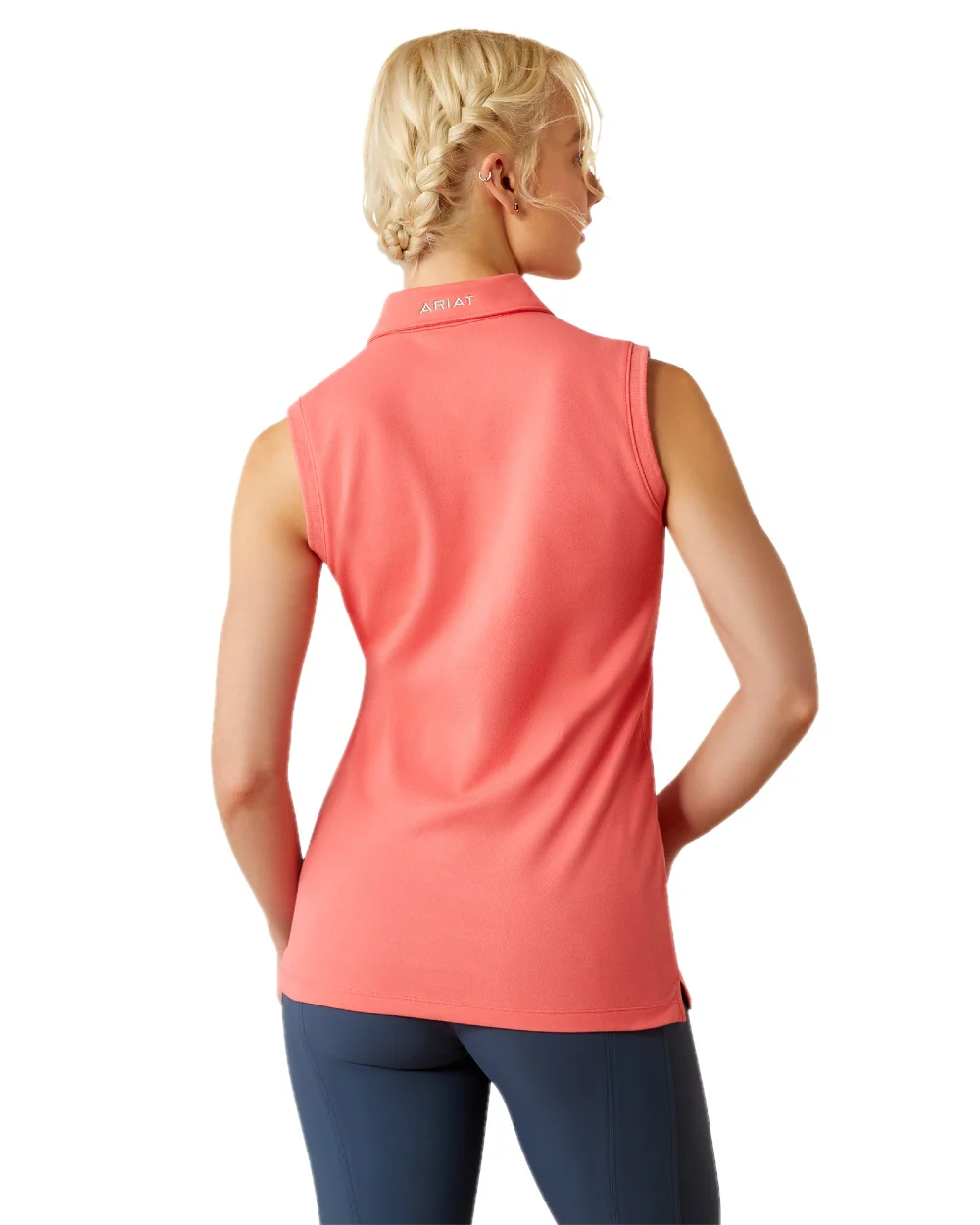 Ariat Womens Prix 3.0 Sleeveless Polo Shirt Clearance - Image 4