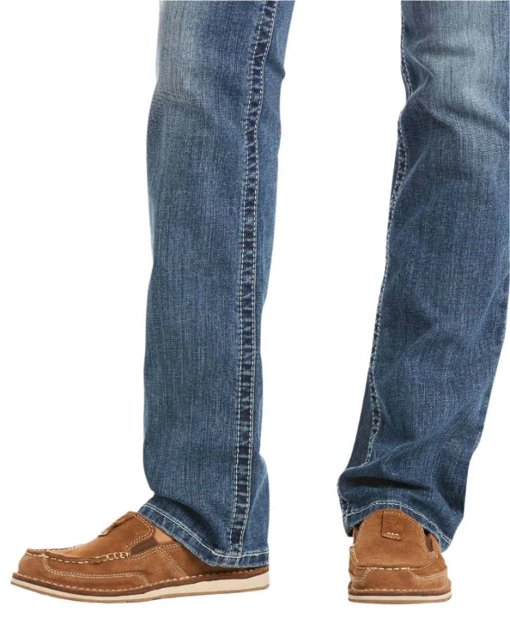 Ariat Womens Real Mid Rise Icon Stackable Straight Leg Jeans - Image 14