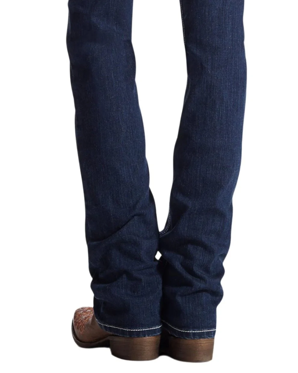 Ariat Womens Real Mid Rise Icon Stackable Straight Leg Jeans - Image 5