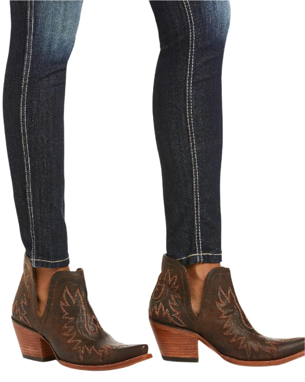 Ariat Womens Real Mid Rise Outseam Ella Skinny Jeans - Image 10