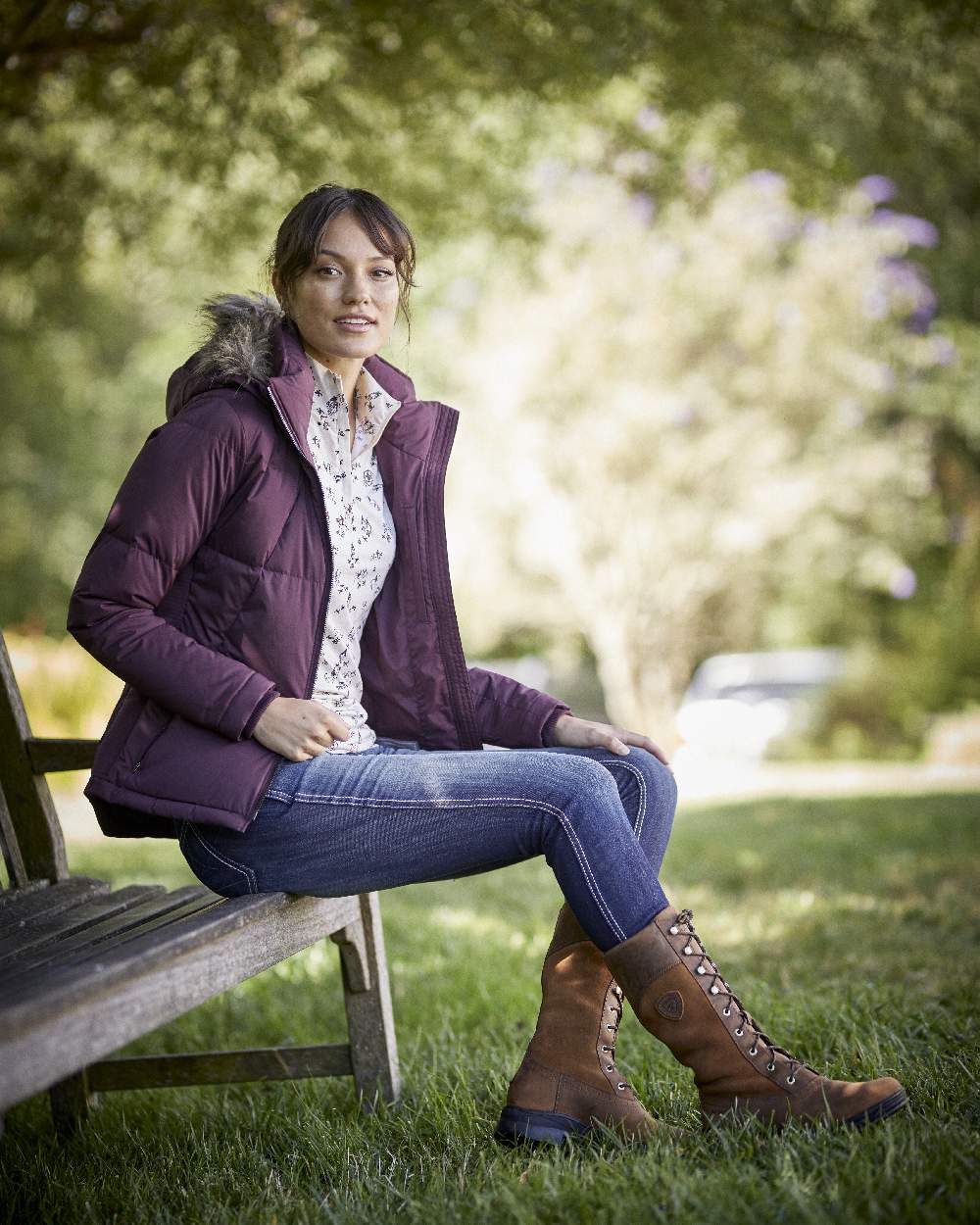 Ariat Womens Real Mid Rise Outseam Ella Skinny Jeans - Image 3