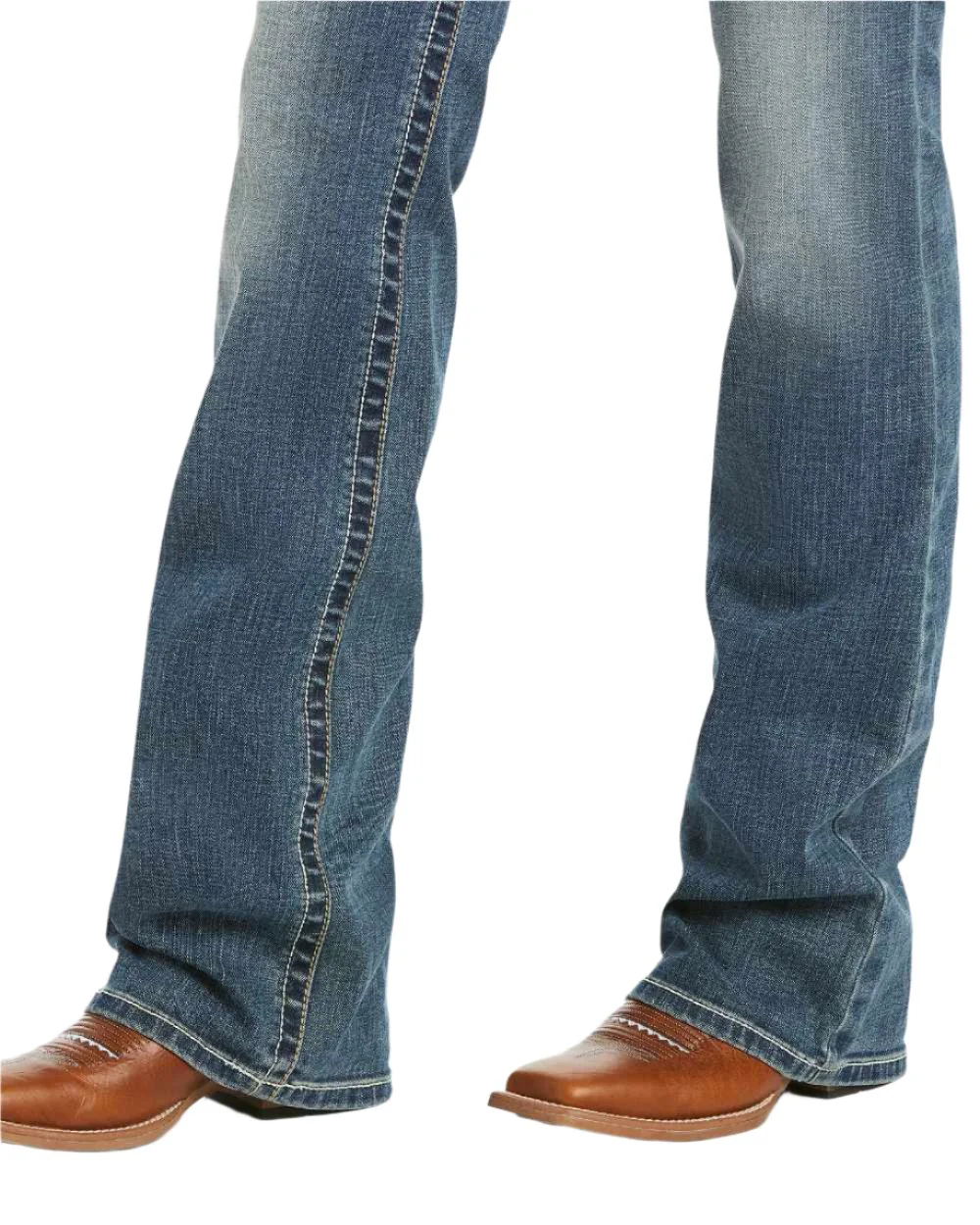 Ariat Womens Real Mid Rise Stretch Whipstitch Boot Cut Jeans - Image 8