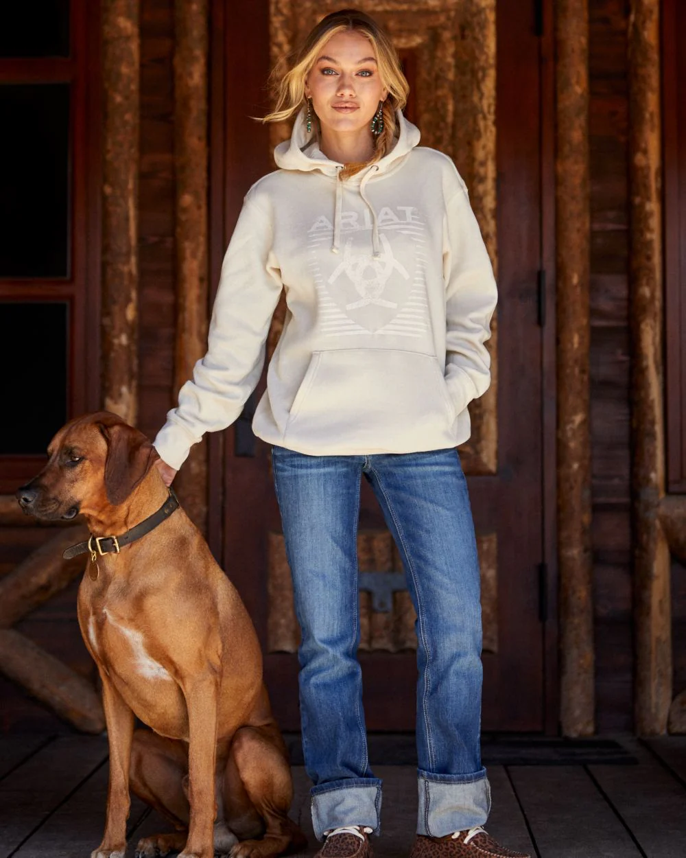 Ariat Womens Real Perfect Rise Abby Straight Jeans - Image 2