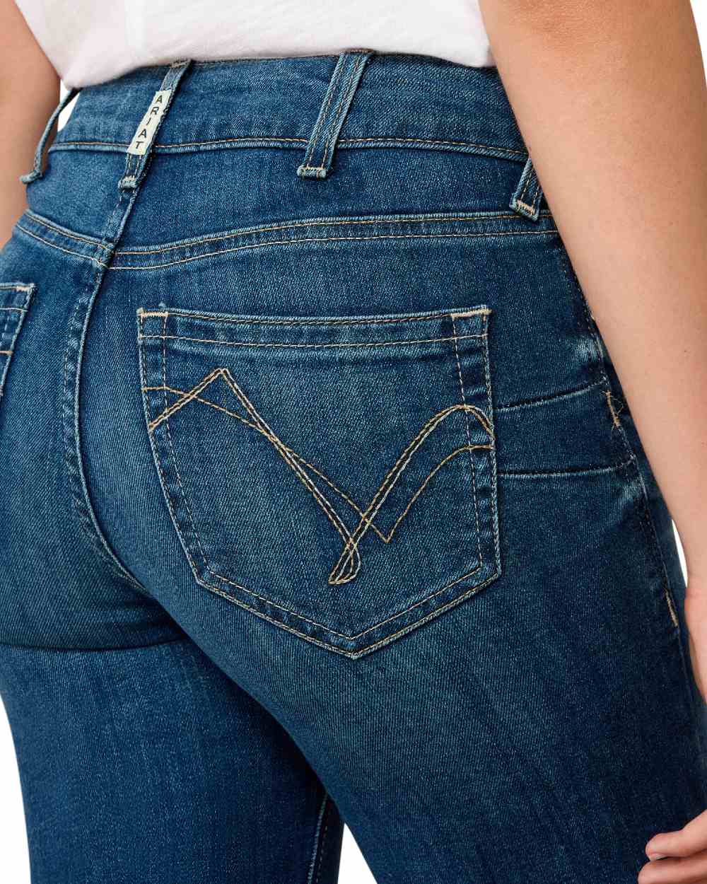 Ariat Womens Real Perfect Rise Abby Straight Jeans - Image 8
