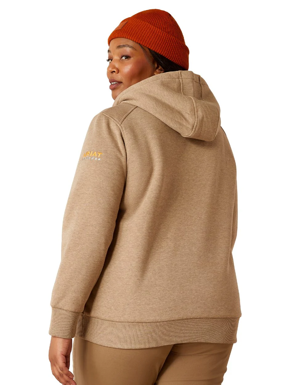 Ariat Womens Rebar All-Weather Sherpa Full Zip Hoodie - Image 5