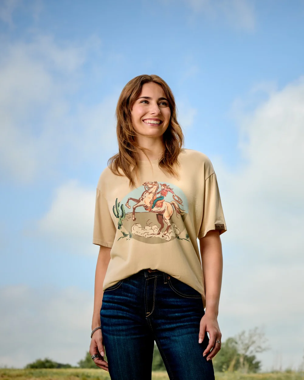 Ariat Womens Ride On T-Shirt - Image 3
