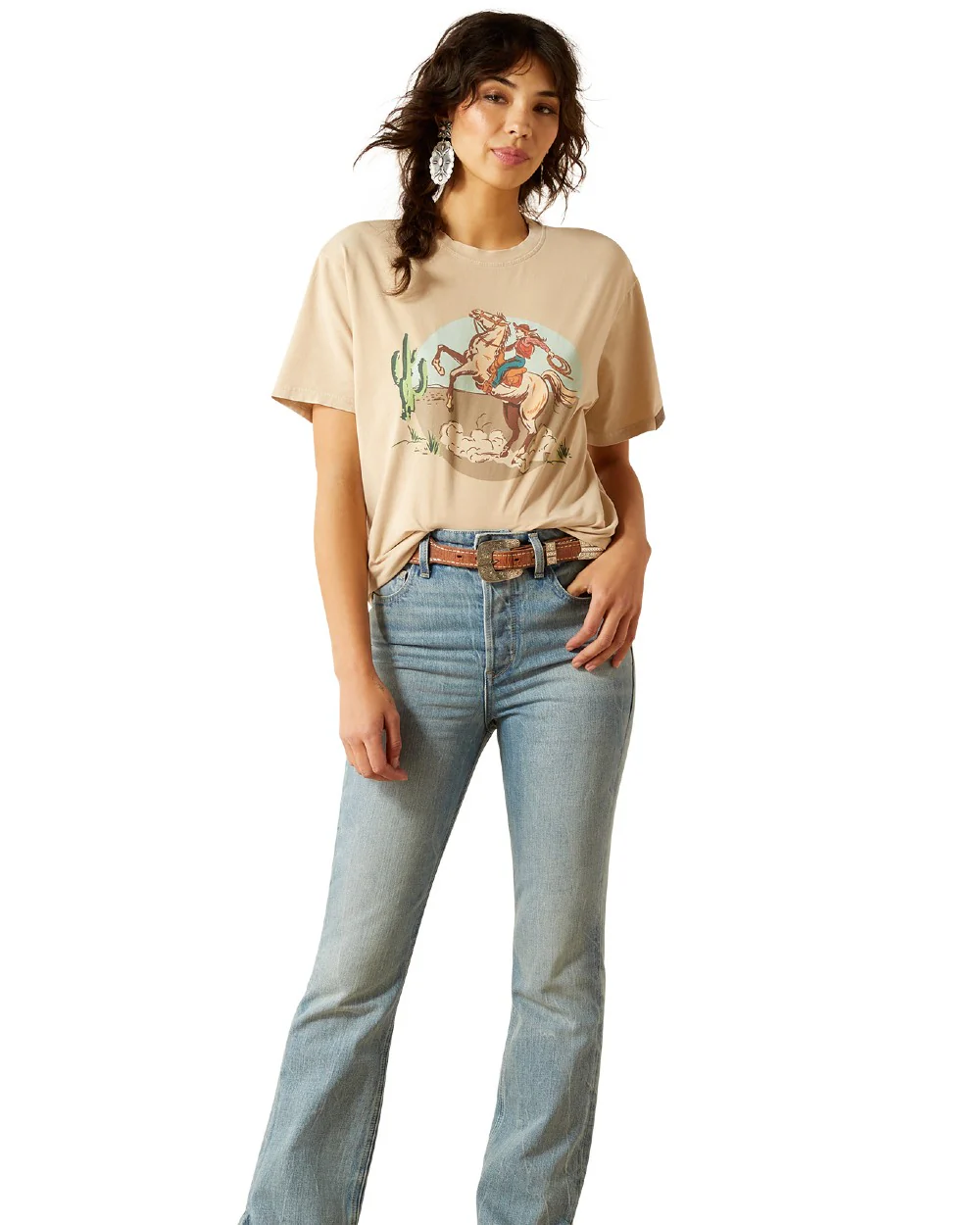 Ariat Womens Ride On T-Shirt - Image 5