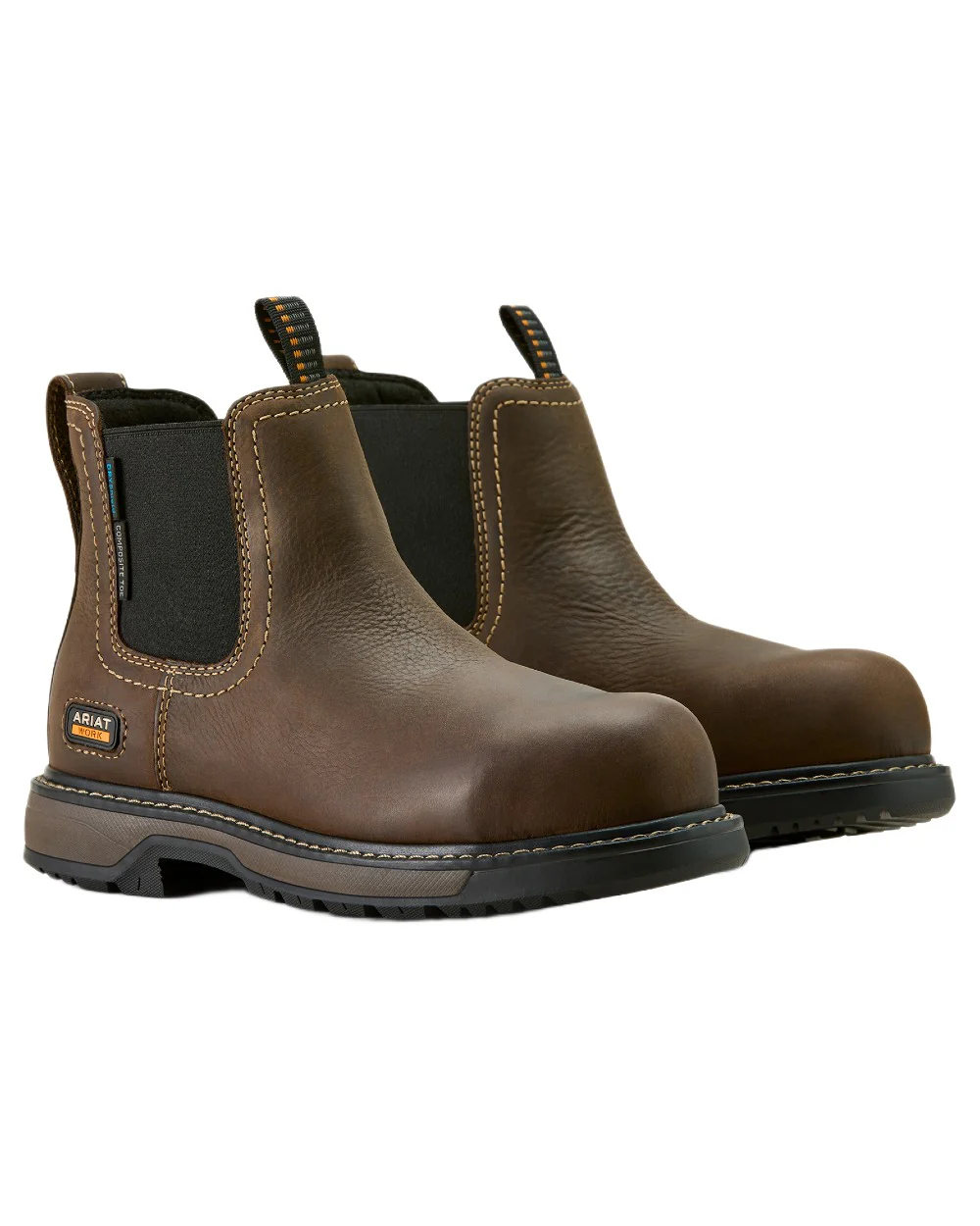 Ariat Womens Riveter Chelsea Waterproof Composite Toe Work Boots - Image 3