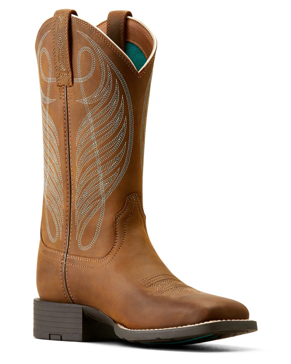 Ariat Womens Round Up Wide Square Toe Western Boots - Image 3