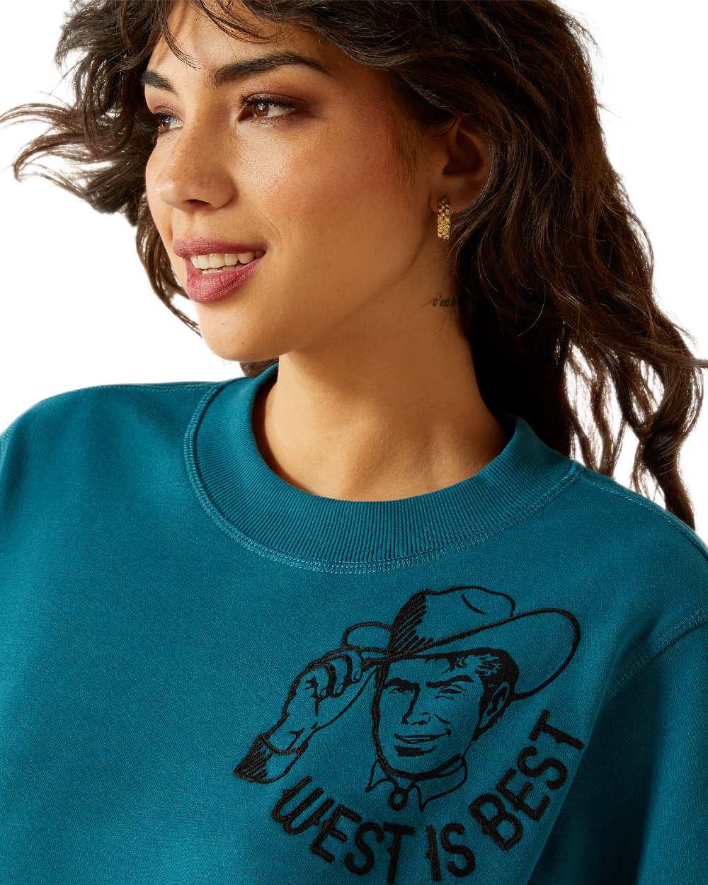 Ariat Womens Sendero West Is Best Sweatshirt - Image 7