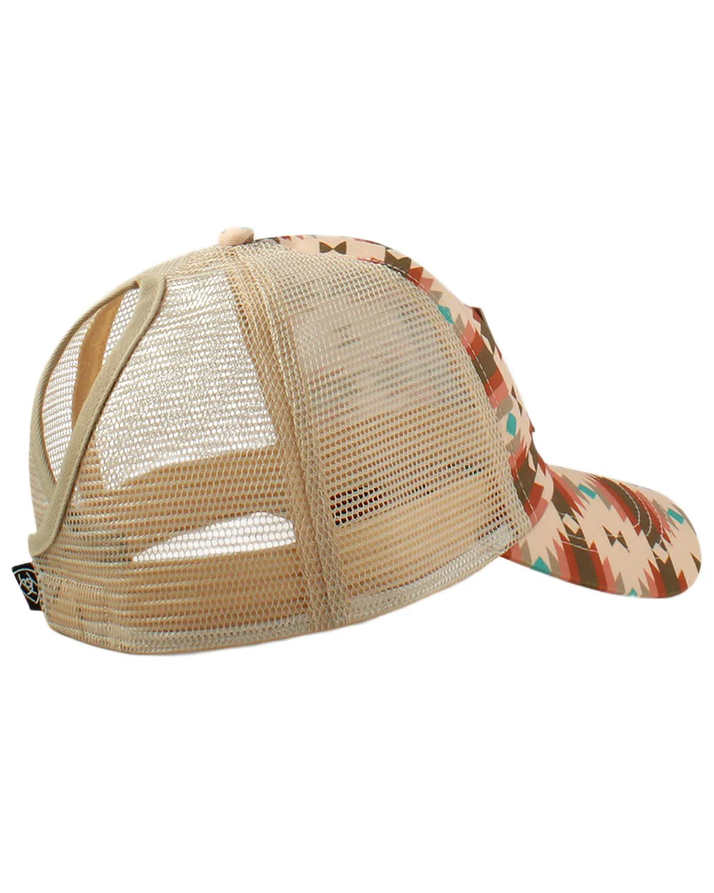 Ariat Womens Southwest Print Logo Patch Cap - Image 2