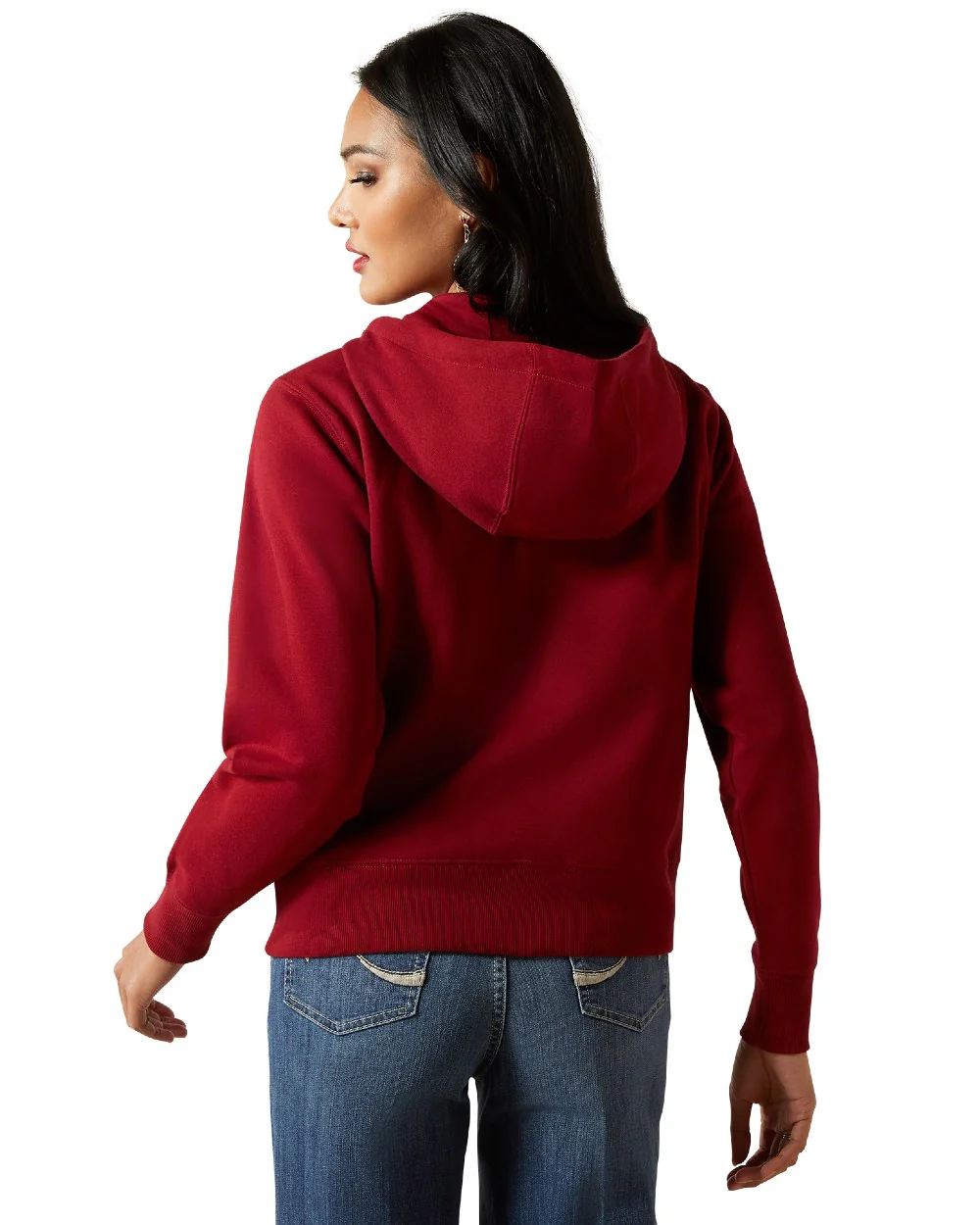 Ariat Womens Stitched Full Zip Hoodie - Image 7