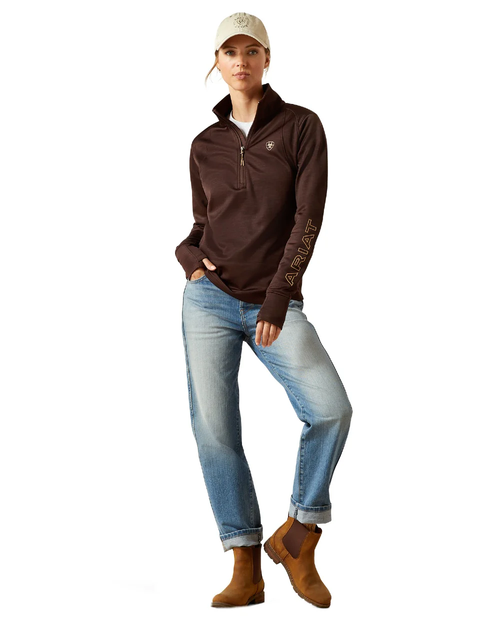 Ariat Womens Team EQ Half Zip Pullover - Image 4