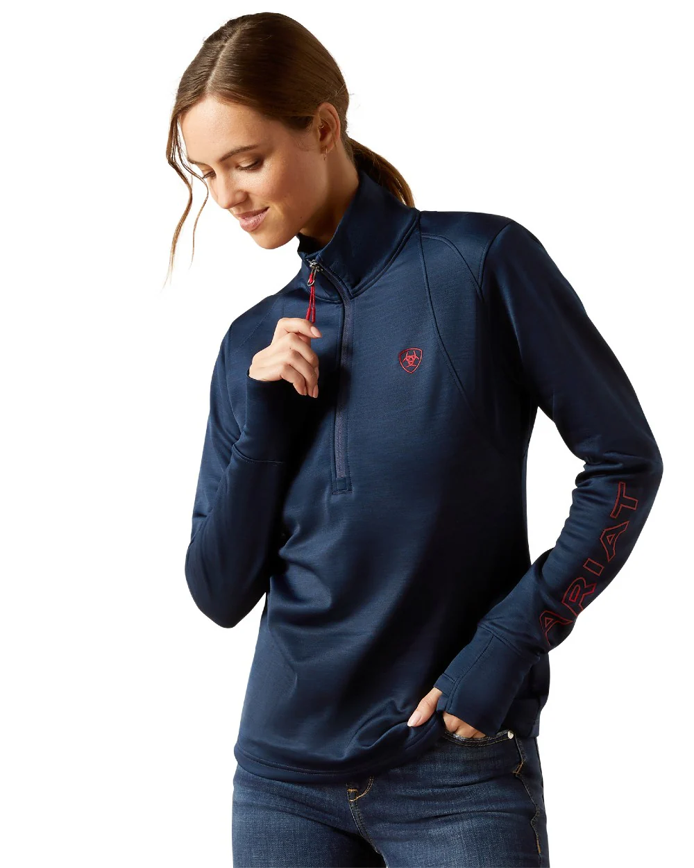 Ariat Womens Team EQ Half Zip Pullover - Image 5