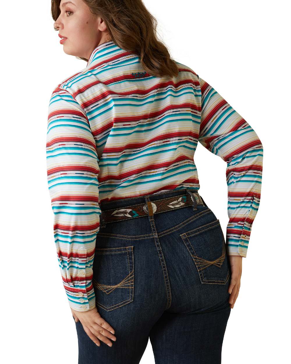 Ariat Womens Team Kirby Stretch Shirt - Image 10