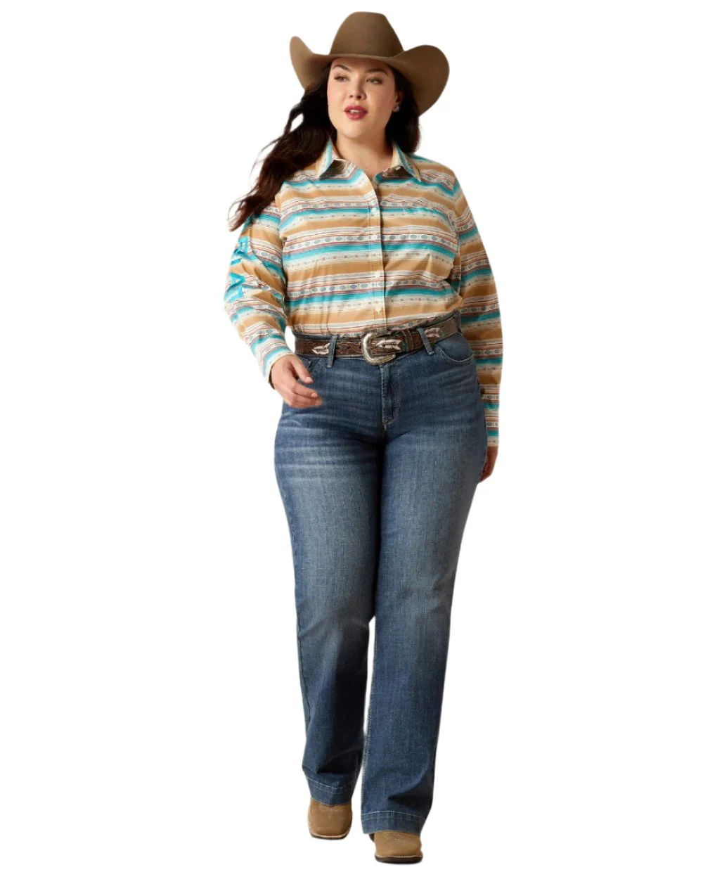 Ariat Womens Team Kirby Stretch Shirt - Image 13