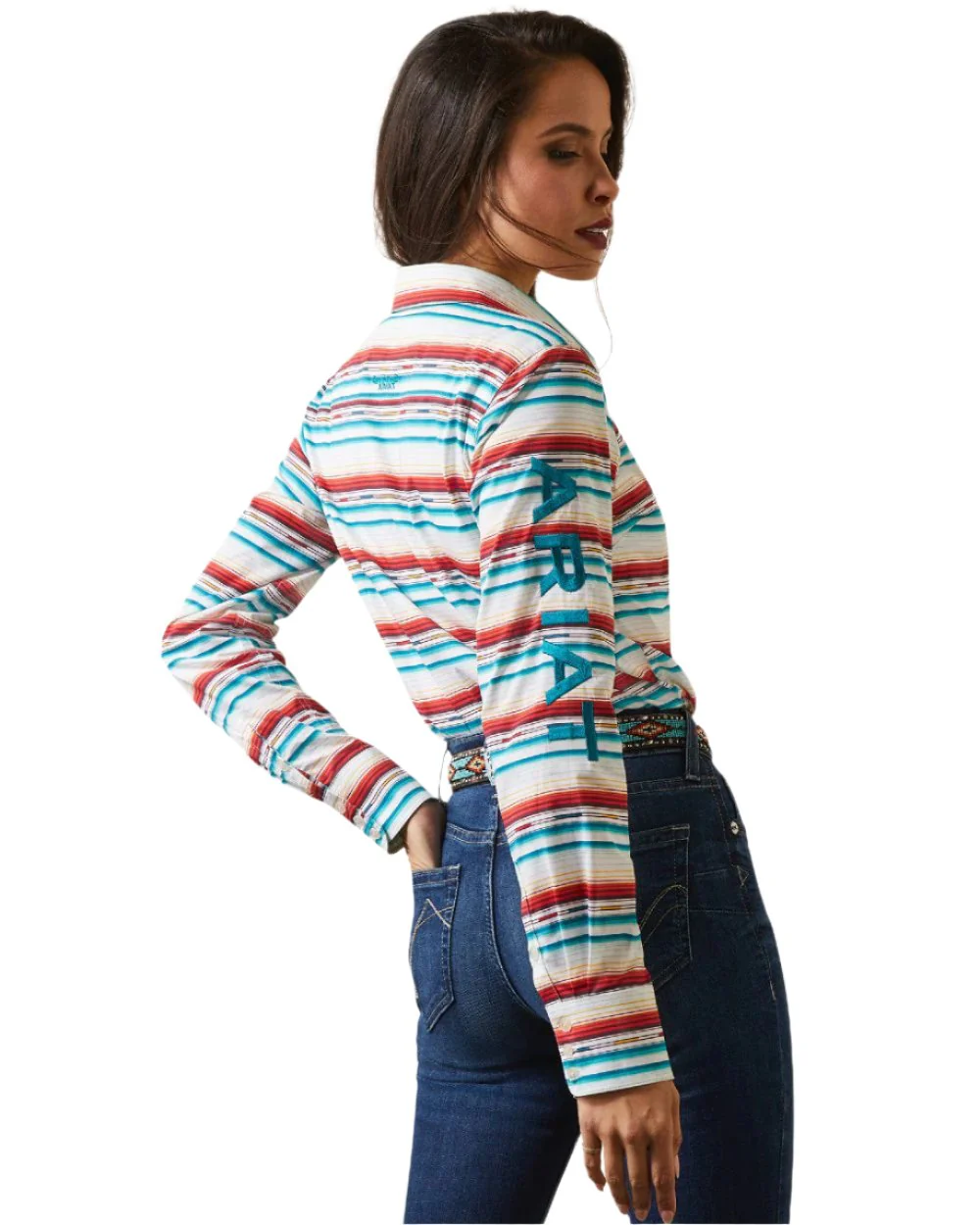 Ariat Womens Team Kirby Stretch Shirt - Image 4