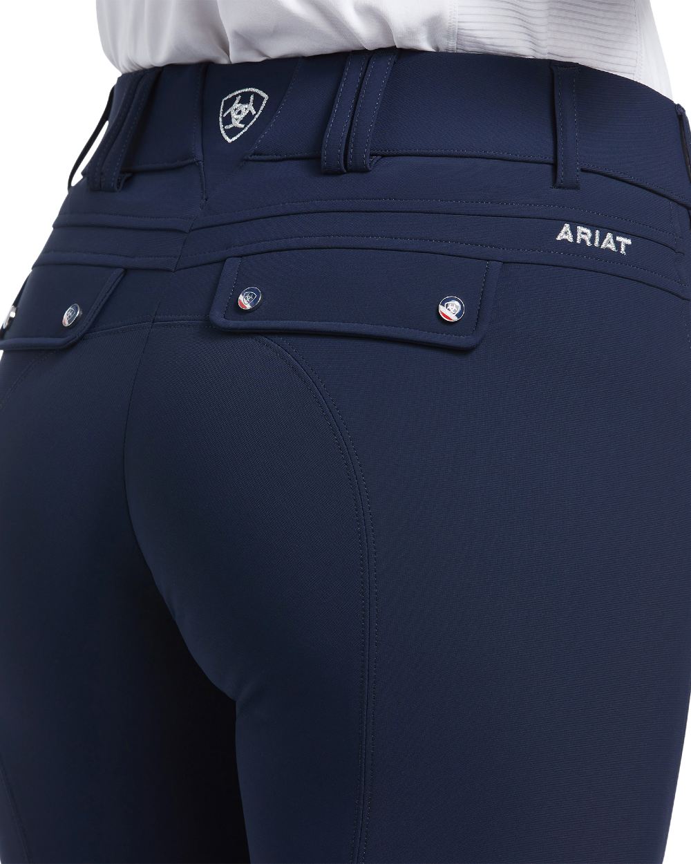 Ariat Womens Tri Factor Grip Knee Patch Breeches - Image 7