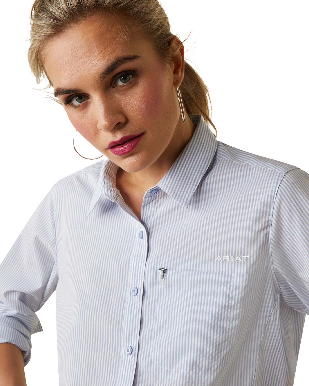 Ariat Womens VentTEK Stretch Long Sleeve Shirt - Image 3
