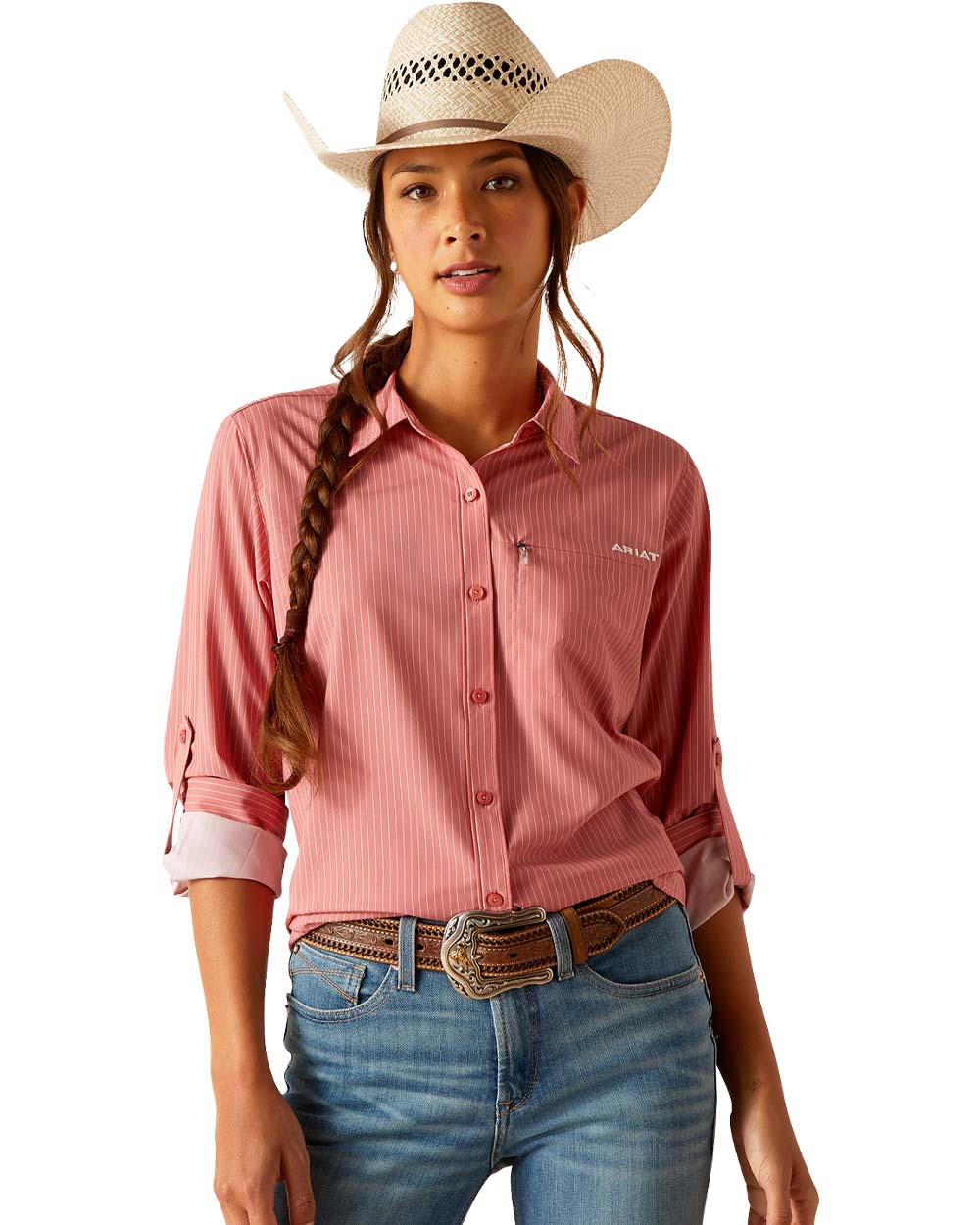 Ariat Womens VentTEK Stretch Long Sleeve Shirt - Image 9