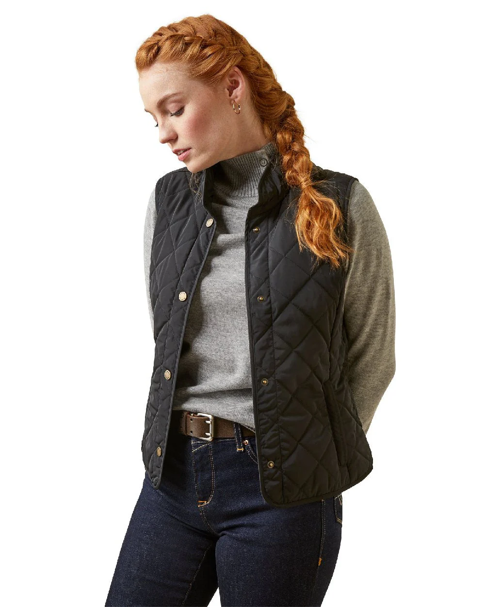Ariat Womens Woodside Quilted Gilet - Image 11