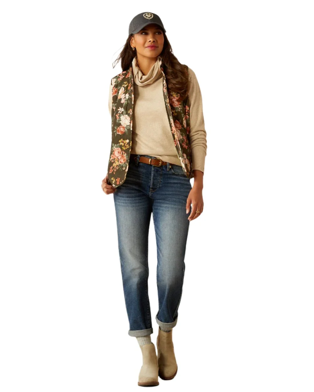 Ariat Womens Woodside Quilted Gilet - Image 34