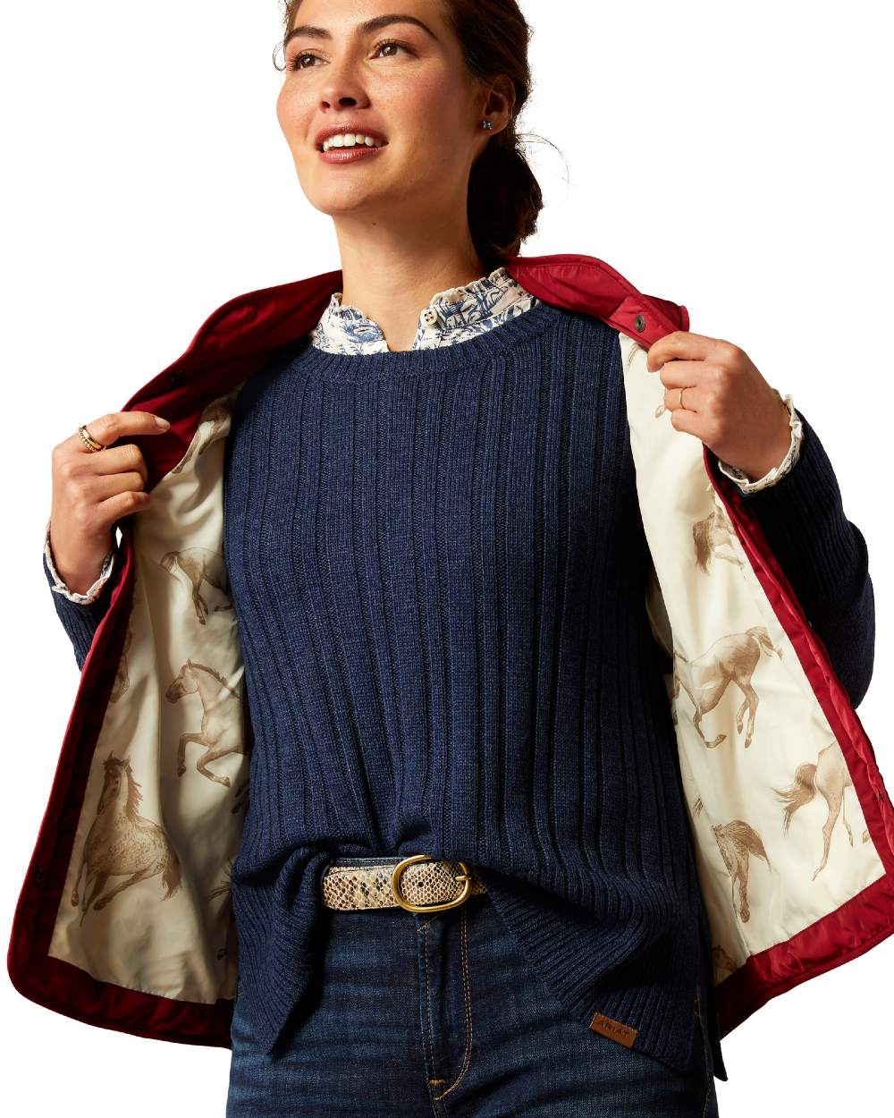 Ariat Womens Woodside Quilted Gilet - Image 38