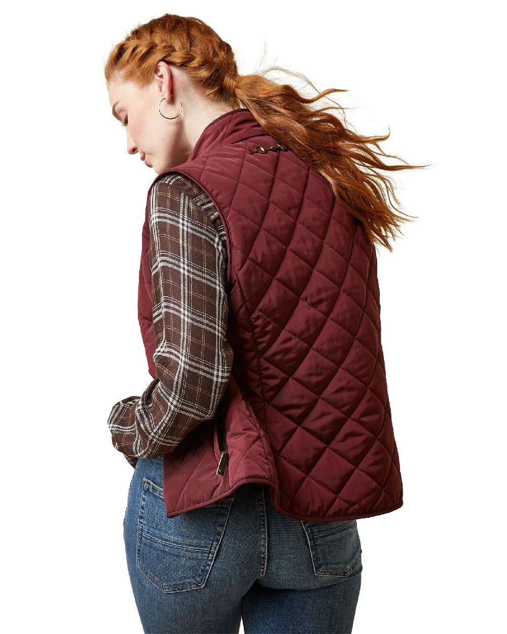 Ariat Womens Woodside Quilted Gilet - Image 39