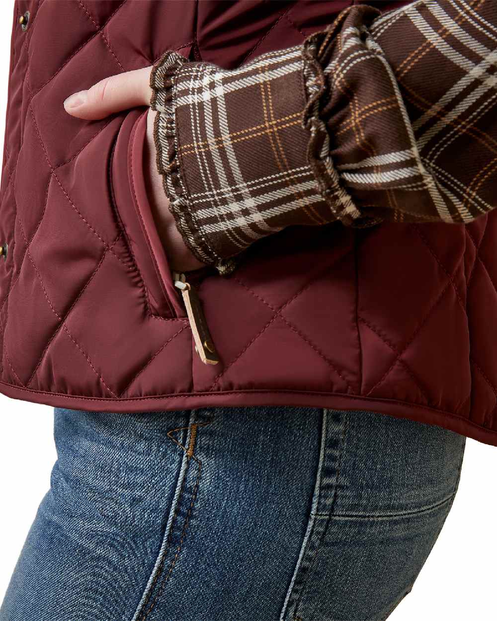 Ariat Womens Woodside Quilted Gilet - Image 45