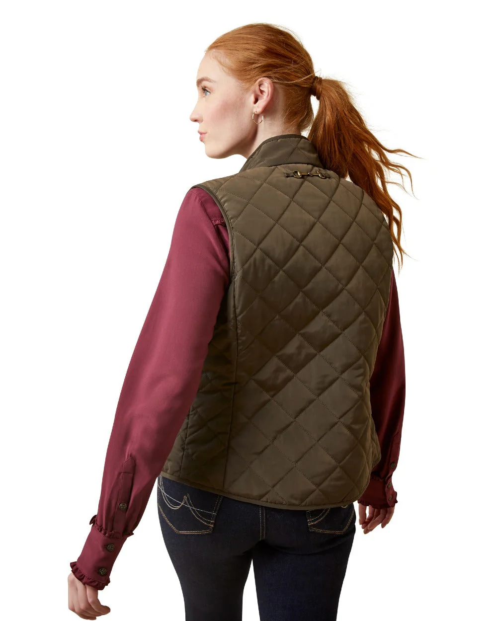 Ariat Womens Woodside Quilted Gilet - Image 6