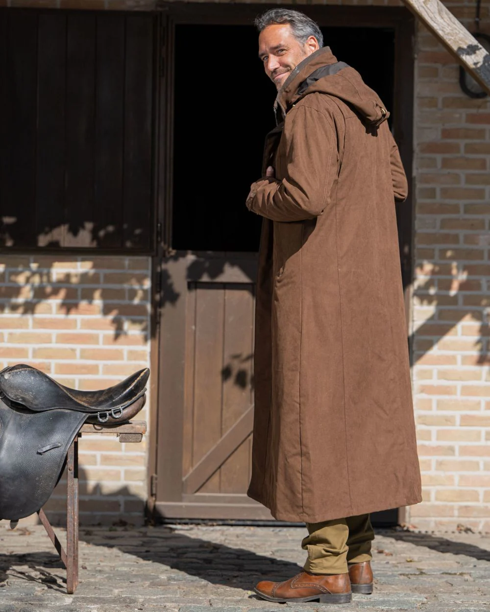 Baleno Livingstone Long Waterproof Coat - Image 9