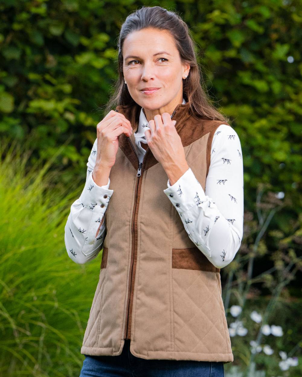 Baleno Maree Dobby Quilted Ladies Bodywarmer - Image 2