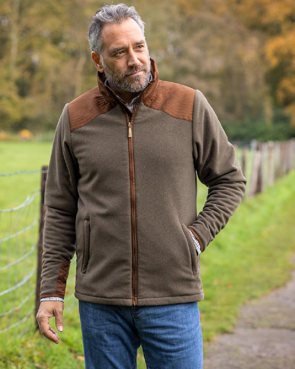 Baleno Mens Woodlands Fancy Fleece Jacket - Image 2