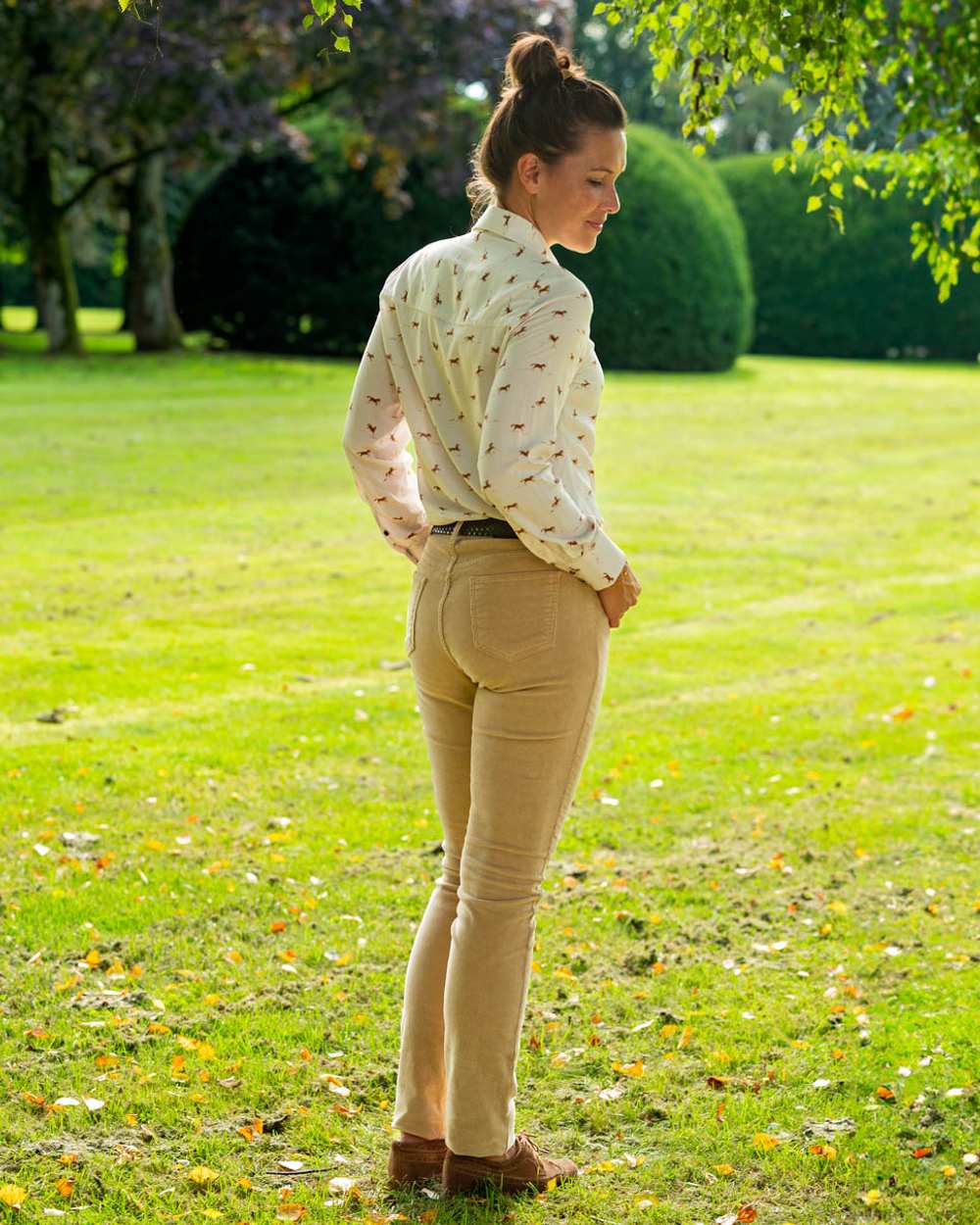 Baleno Valentine Womens Corduroy Trousers - Image 3