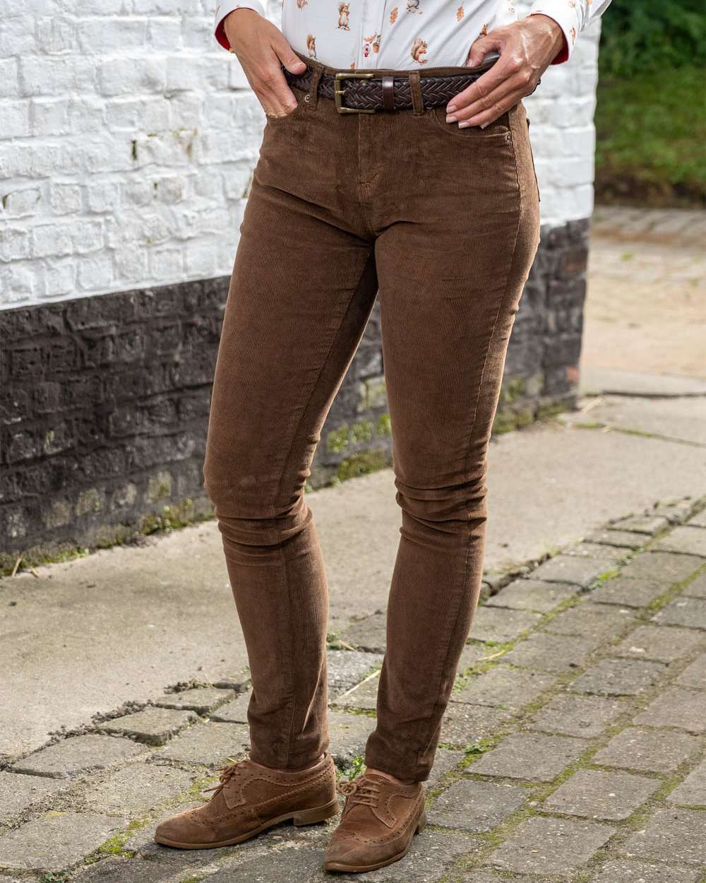 Baleno Valentine Womens Corduroy Trousers - Image 6