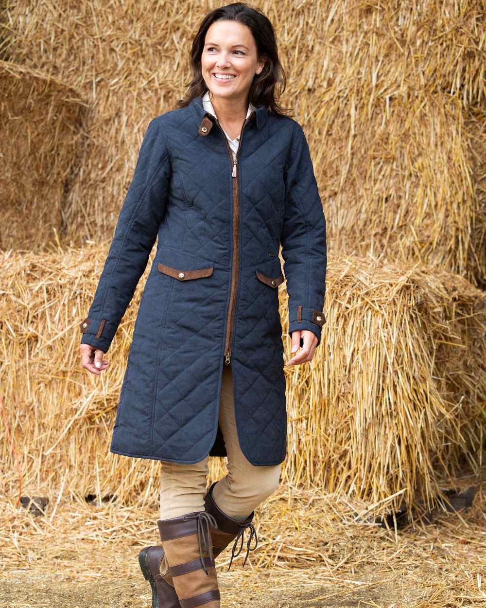 Baleno Womens Audrey Quilted Ladies Coat - Image 4