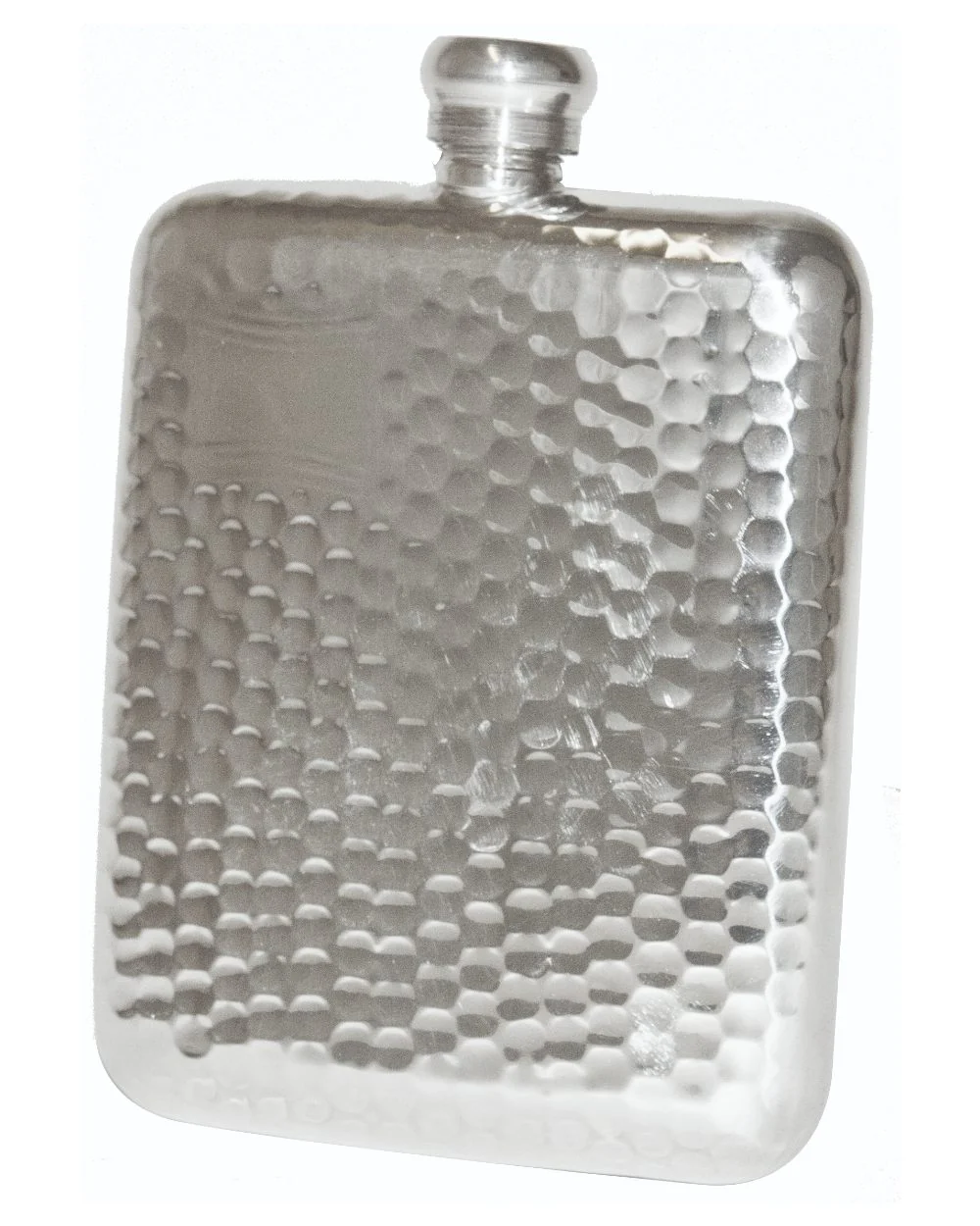 Bisley 6oz Hammered Pewter Flask - Image 2