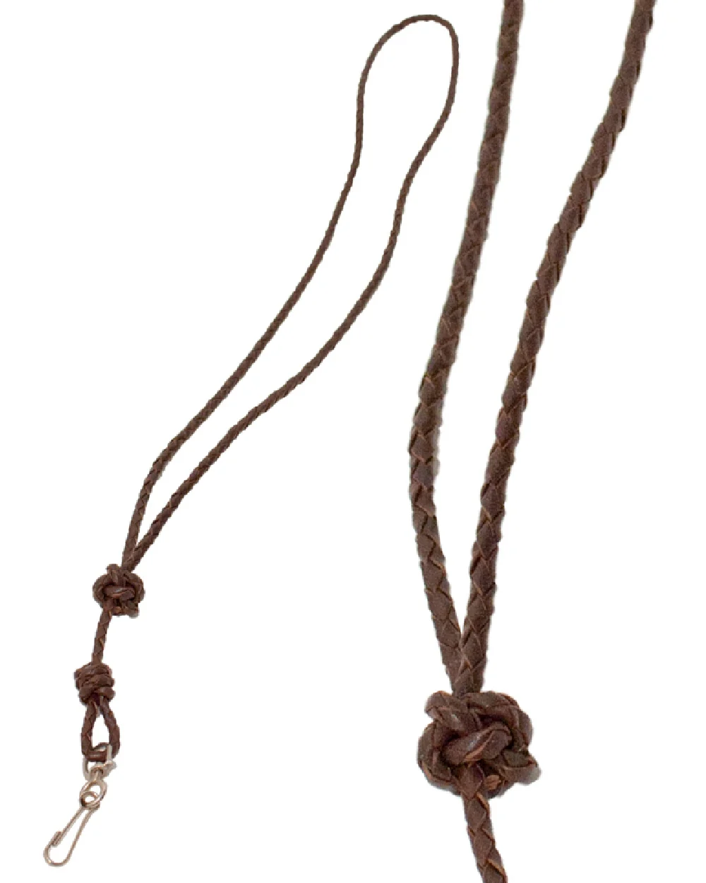 Bisley Plaited Leather Lanyard - Image 2