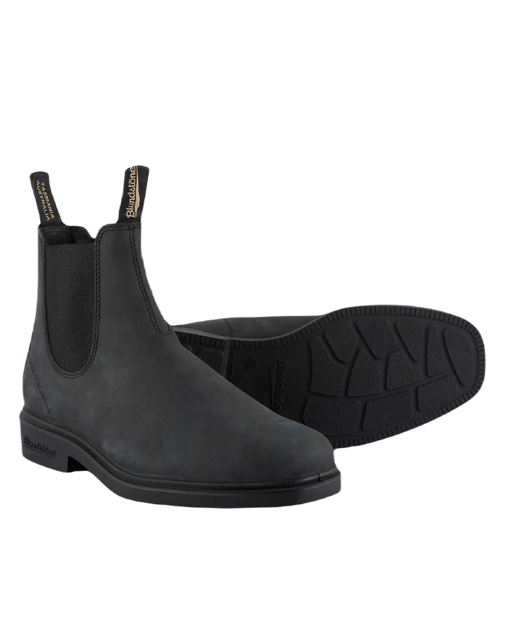 Blundstone 1308 Rustic Black Leather Chelsea Boots - Image 4