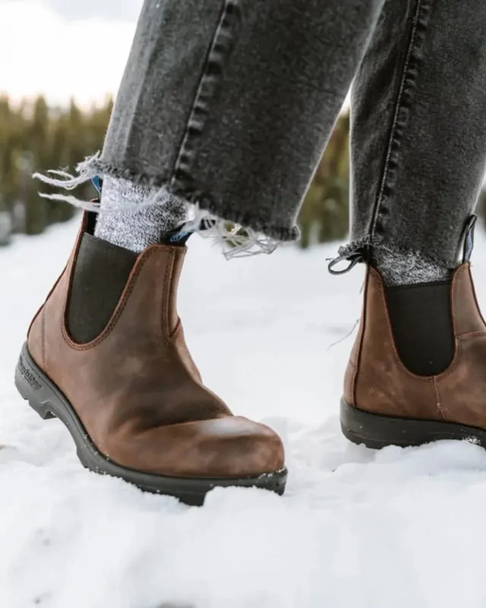 Blundstone 1477 Antique Brown Waterproof Chelsea Boots - Image 6