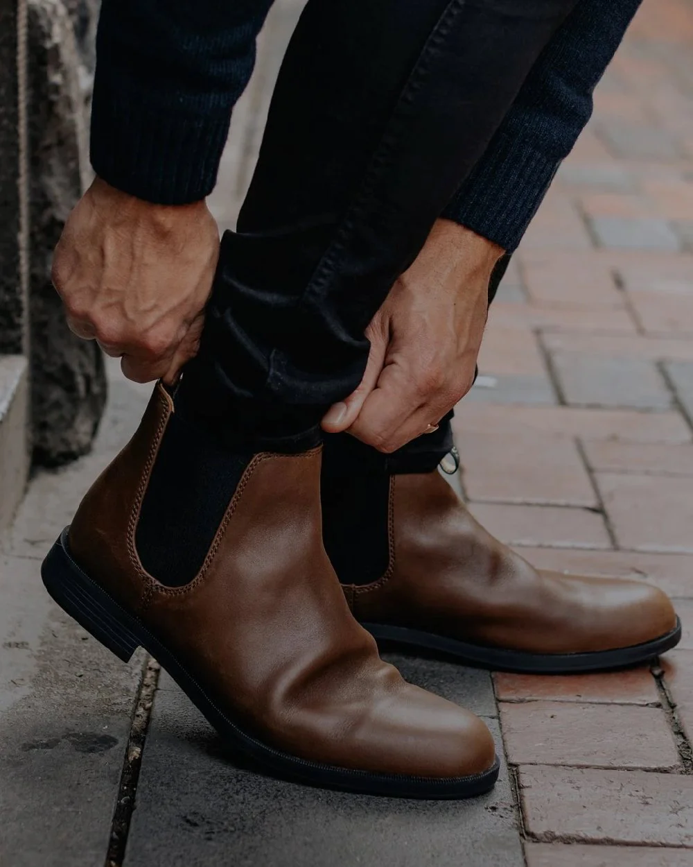 Blundstone 1900 Chestnut Brown Leather Dress Boots - Image 7