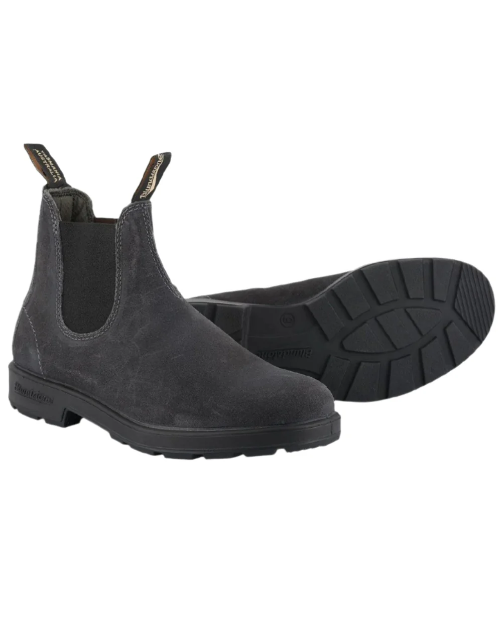Blundstone 1910 Steel Grey Suede Leather Chelsea Boots - Image 4