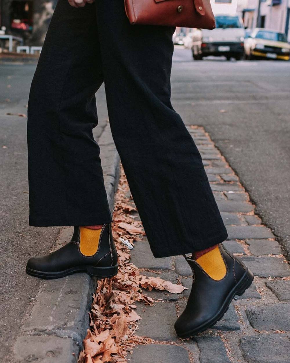 Blundstone 1919 Brown Mustard Chelsea Boots - Image 3